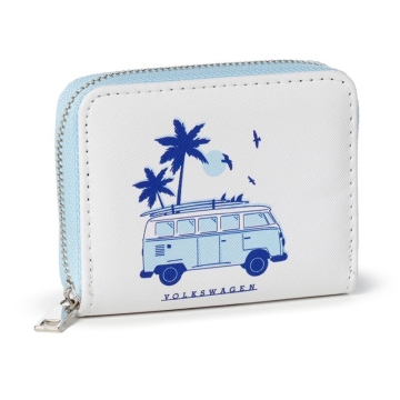 Volkswagen VW T1 Camper Bus Explore More Zip Around Small Wallet Purse