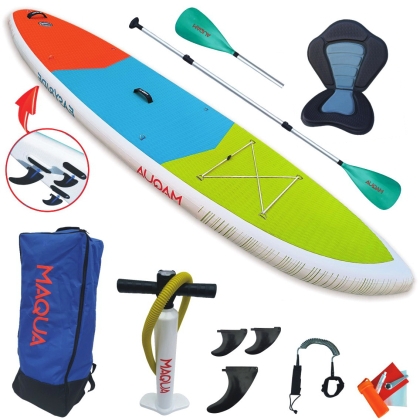 Надуваем стендъп падъл борд Maqua Easyride Kayak Set 10'4" 2023