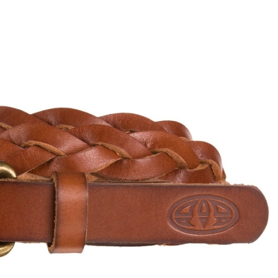 TIAA PLAITED LEATHER BELT - BT5WG305