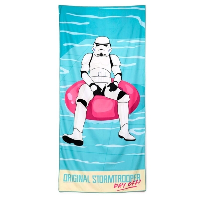 Оригинална микрофибърна плажна кърпа The Original Stormtrooper Pool Day Off